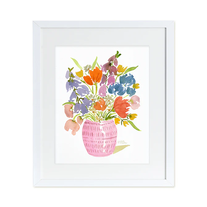 Foxgloves in Vase - Fine Art Print